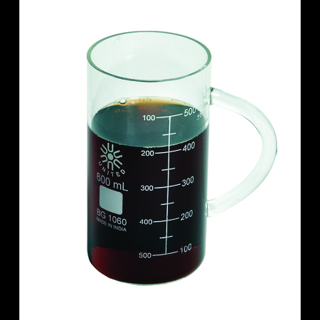 UNITED SCIENTIFIC Beaker Mug, Tall Form, 600Ml BGMG600-T